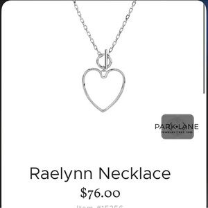 Park Lane Silver Raelynn Heart Necklace